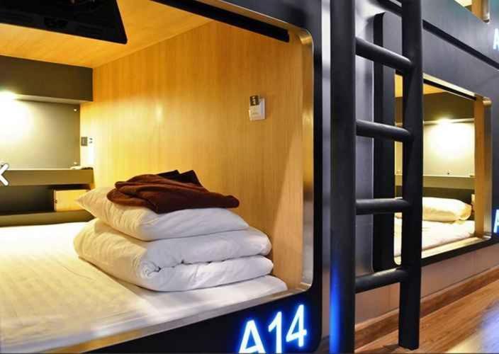 Hotel Mybed Ratchada Bangkok Exterior foto